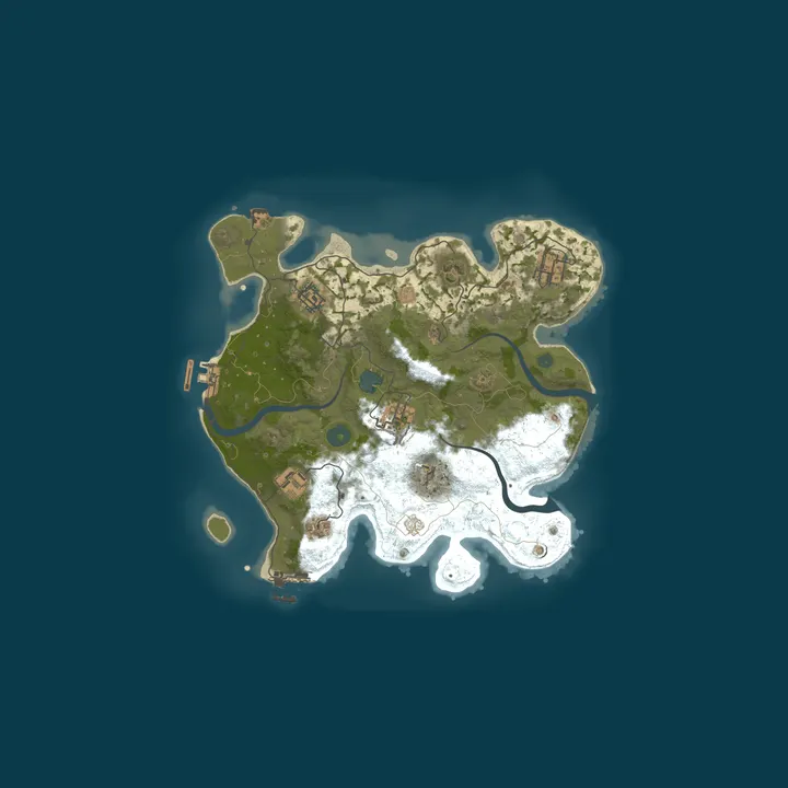 Map of EU survival server