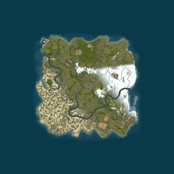 Map of WEREWOLF GAMING.CO Test Server