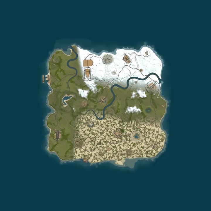 Map of WEREWOLF GAMING.CO 3x Solo/Duo Weekly Fridays|Loot x3|Share BPs