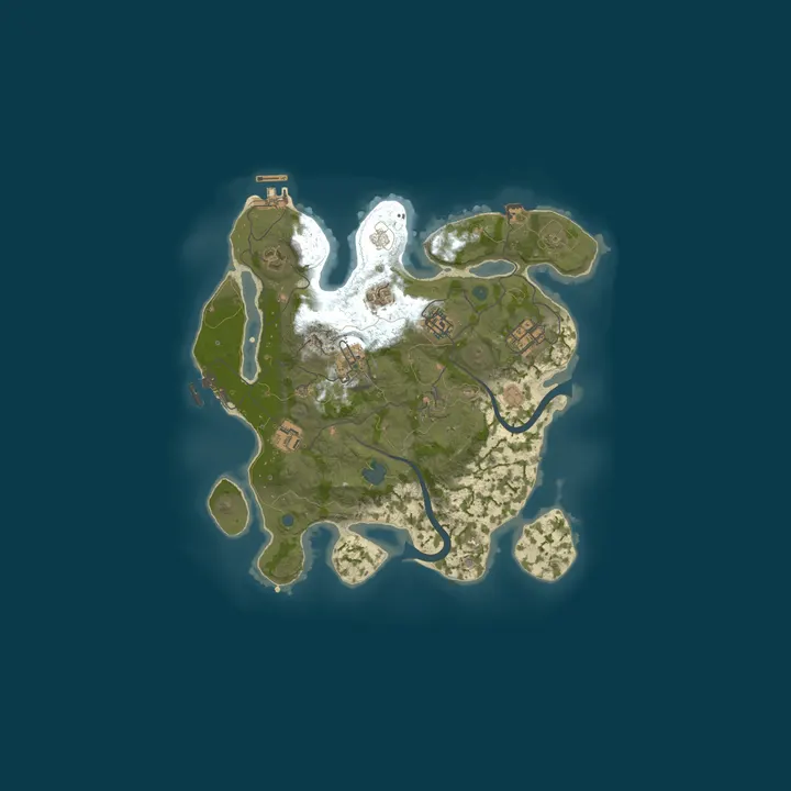 Map of [FR] Rusty Wasteland
