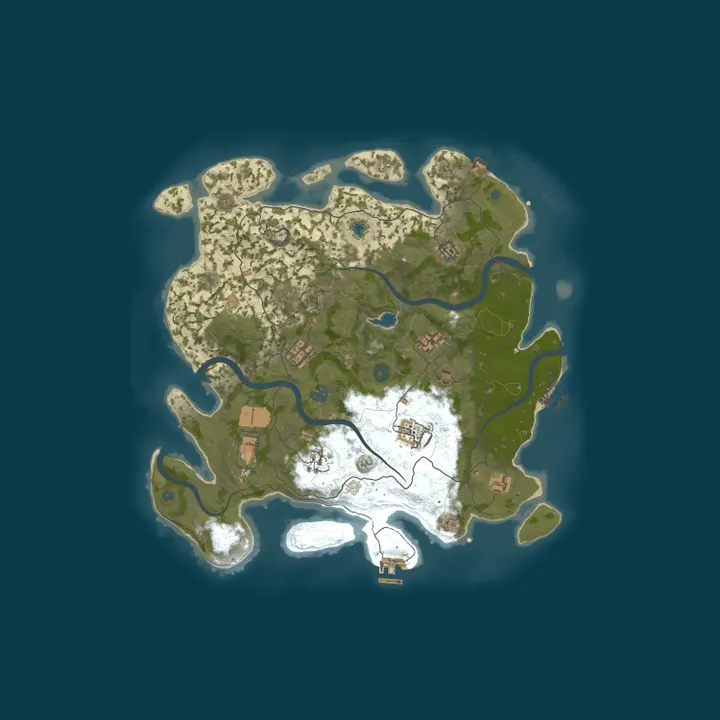 Map of RUST LIFE EU | Vanilla | Fresh wipe 14/10| Biweekly