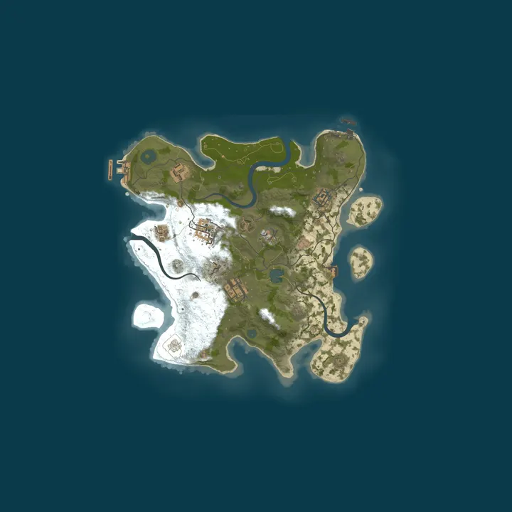 Map of A Rust Server