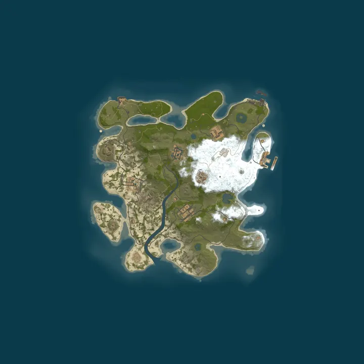 Map of A Rust Server