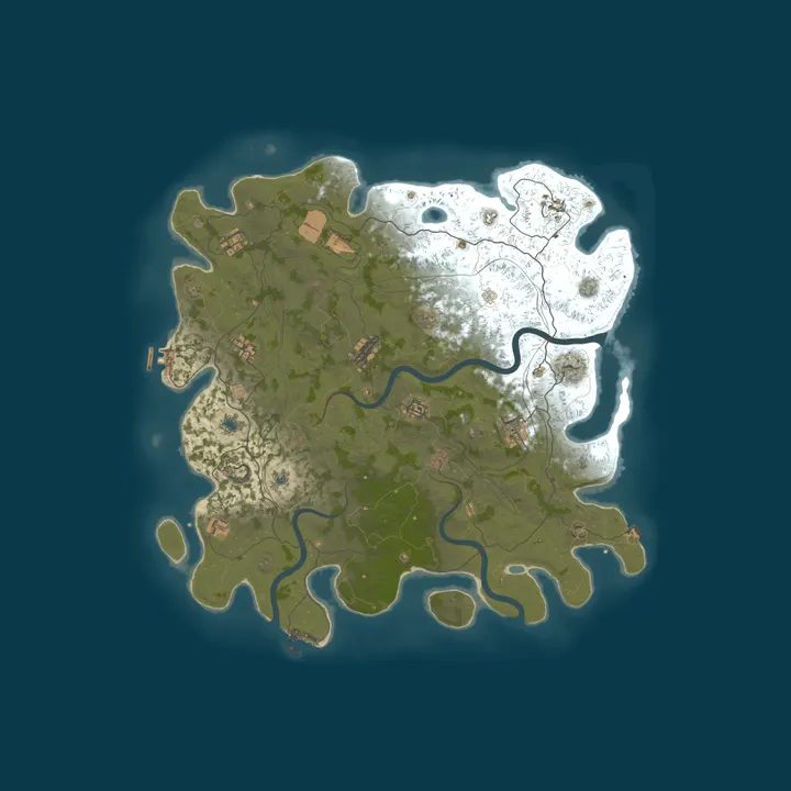 Map of Mortal Rust|Vanilla 2x|MAX3|Скины и DLC в подарок