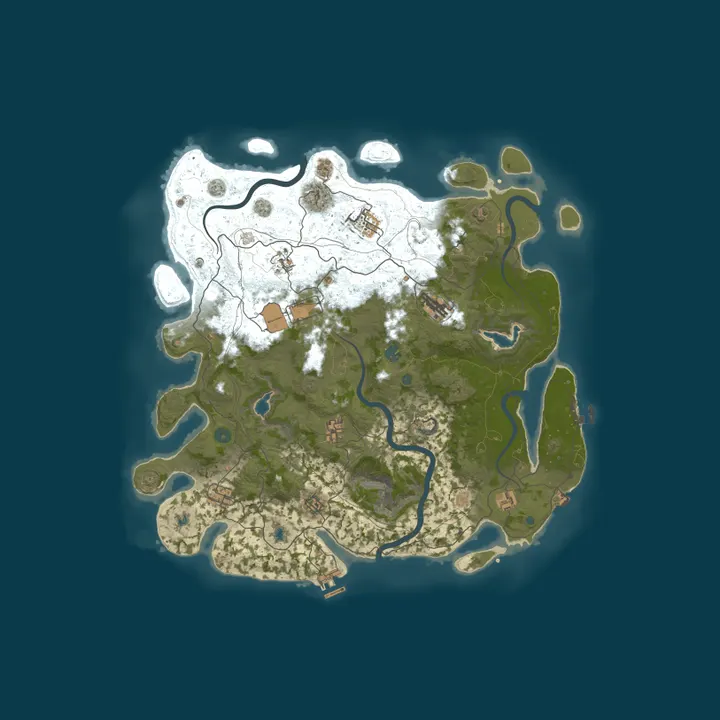 Map of Медведь [2X Vanilla] для новичков вайп 23