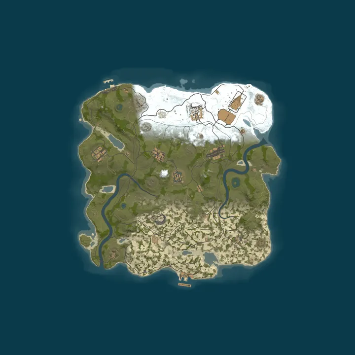 Map of ⦿ ICEFUSE 2X Solo (Solo Only|Loot x2|WIPED)