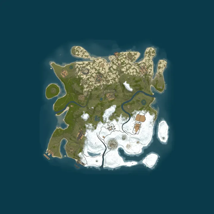 Map of A Sweet Rust Adventure