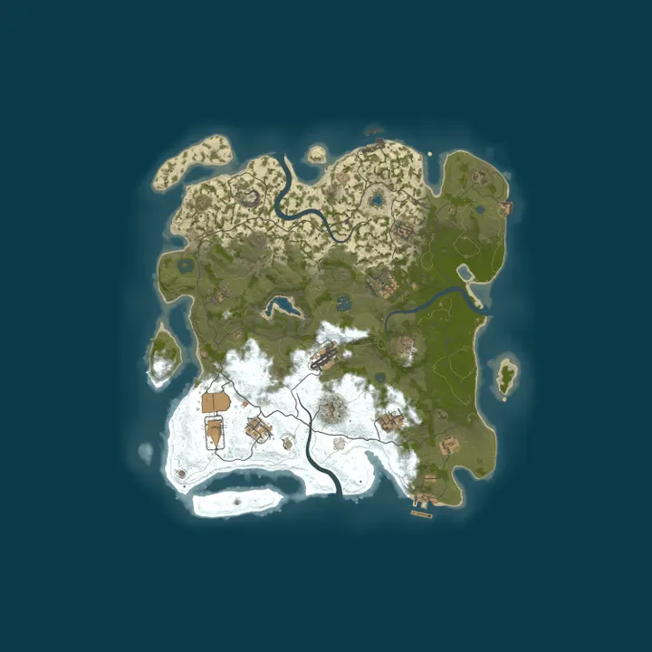 Map of [US] AshRust 3x Monthly Max 5 | QoL/Loot+ | Full Wiped