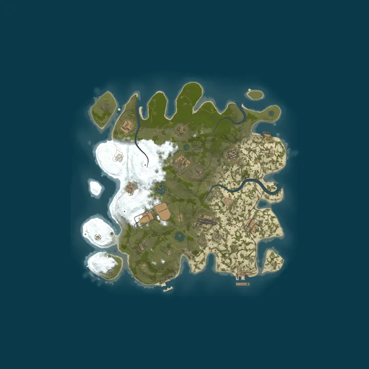 Map of Raymie Rust Server