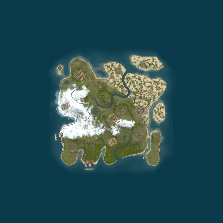 Map of Private Test Server