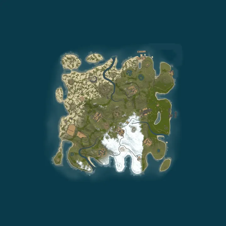 Map of #1 DARKNESS X1000000 | BATTLEFIELD | PVP | KITS | TP | WP08.10