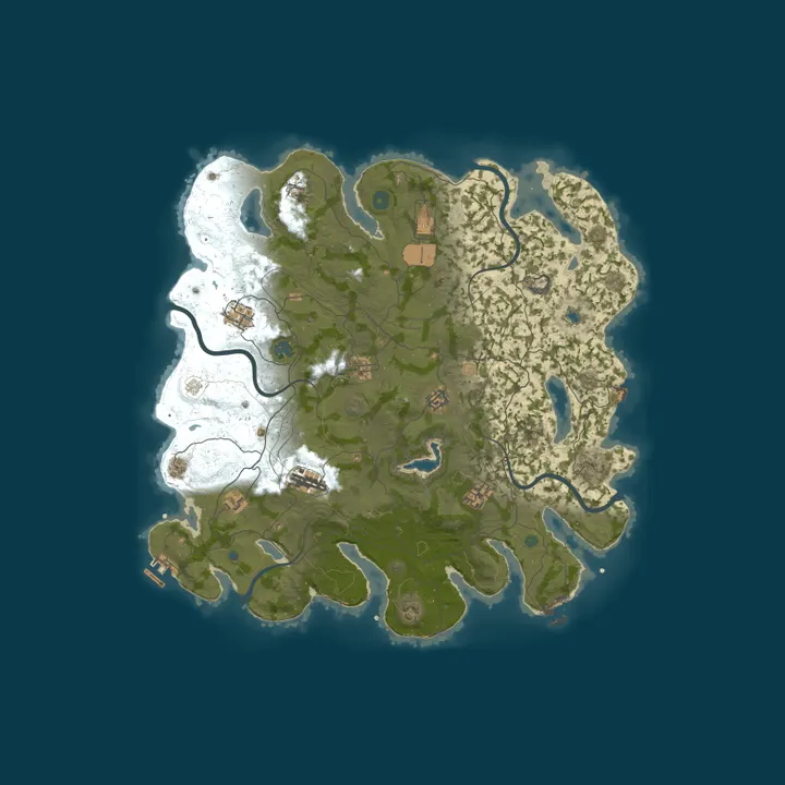 Map of РОССИЯ X2 / ДЛЯ НОВИЧКОВ / THIS IS RUST!