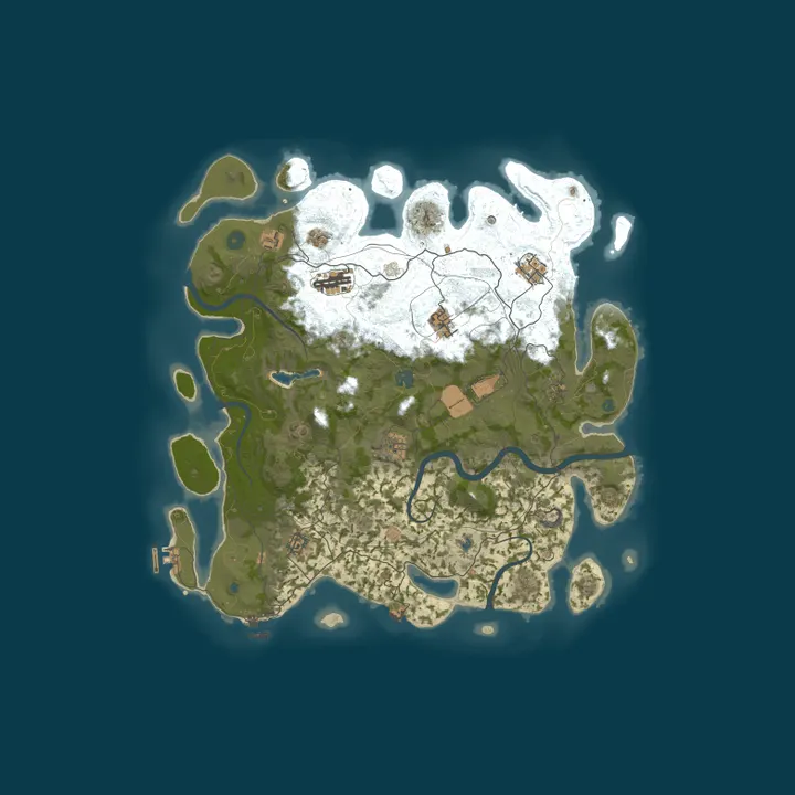 Map of 666 RUST /ДЛЯ НОВИЧКОВ /ПИТЕРСКИЙ 07.10