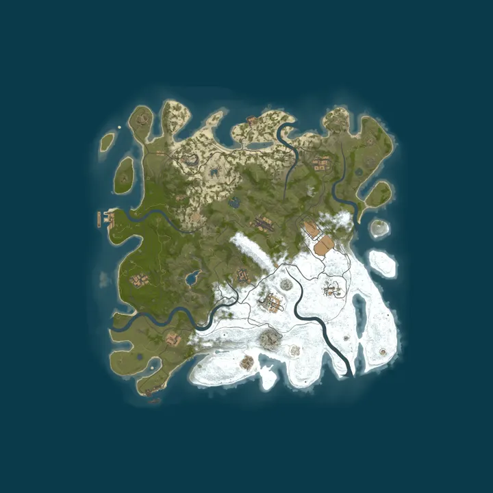 Map of 666 RUST /ДЛЯ НОВИЧКОВ /СИБИРСКИЙ 08.10