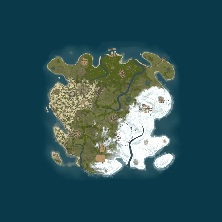 Map of My Untitled Rust Server