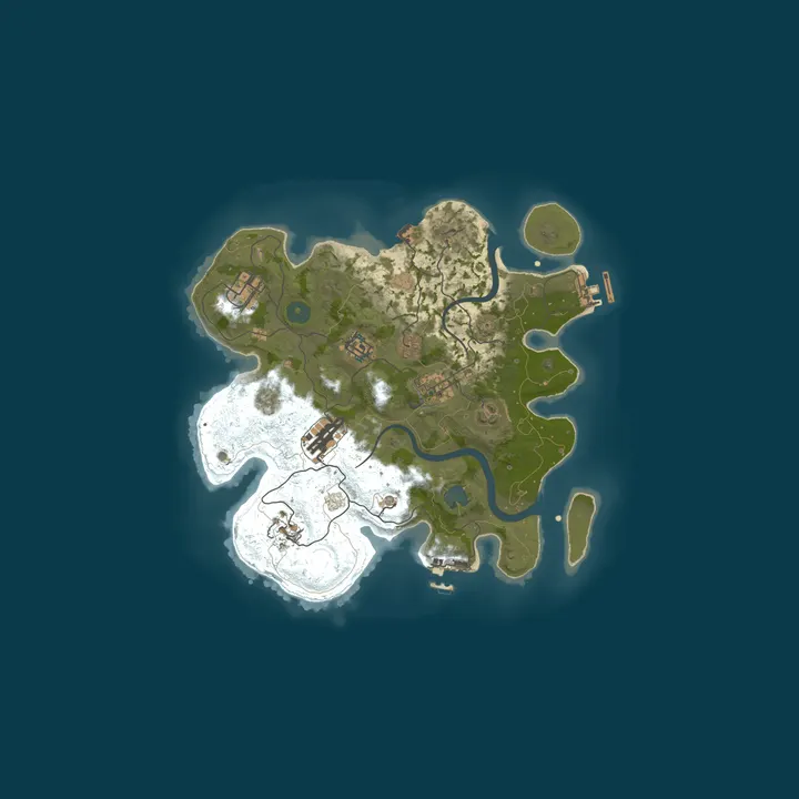 Map of My Rust Server