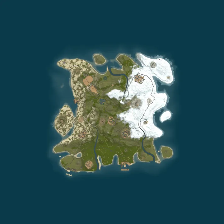 Map of Mons Rust Server