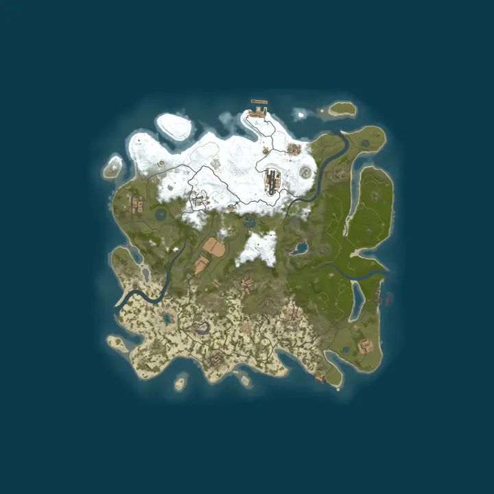 Map of #1 CrystalRUST X50 MAX3 FREE VIP!