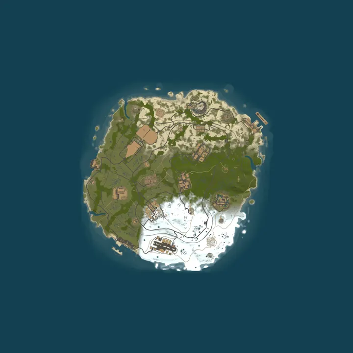 Map of [AU] Rust PVE  HOME TP - NOOB FRIENDLY- EVENTS
