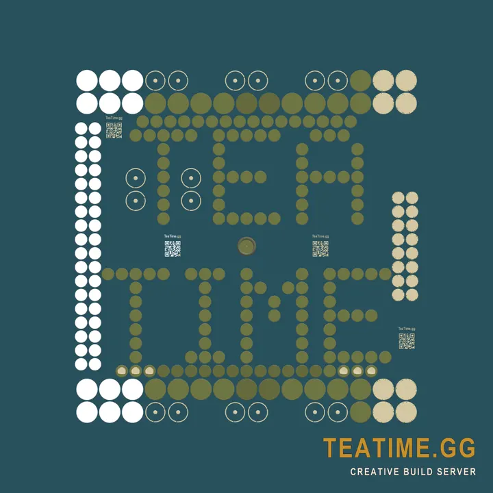 Map of ♨ TEATIME.GG BUILD<CREATIVE<DROP<1v1<HELLISH RUST ROOM REBORN