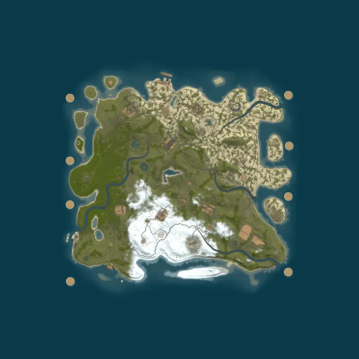 Map of [HUN] RustHaven [PVE]