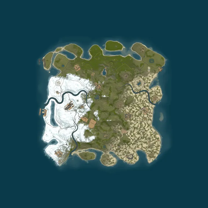 Map of EU/ES SOLDADOSRUST X3|Lootx3 Solo/Duo/Trio/Squad