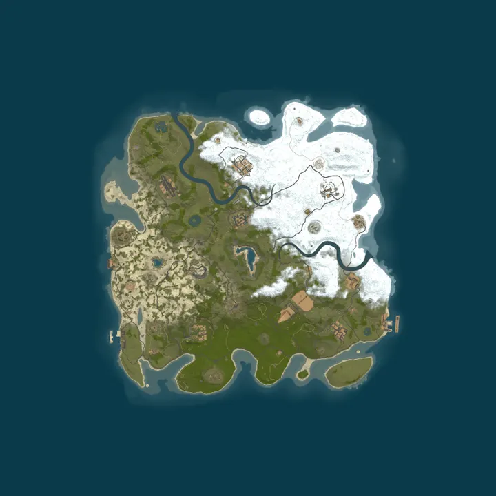Map of OUTPOST[EU] 2x Monthly |Solo/Duo/Trio/Quad| Just Wiped #2