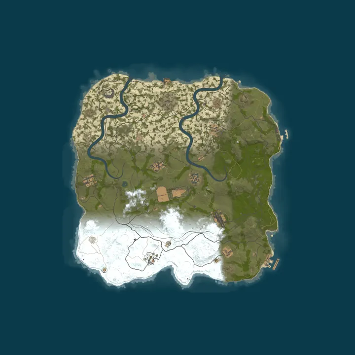 Map of [GUA] MODDED 2Х | SOLO/DUO | EU | MAP WIPE 09.10