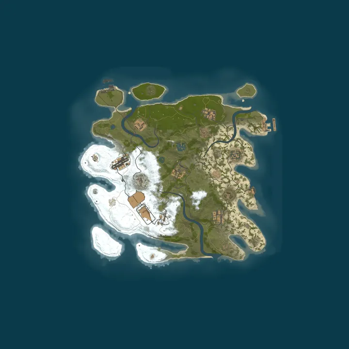 Map of Rustugal.gg | EU Vanilla | FRESH WIPE!
