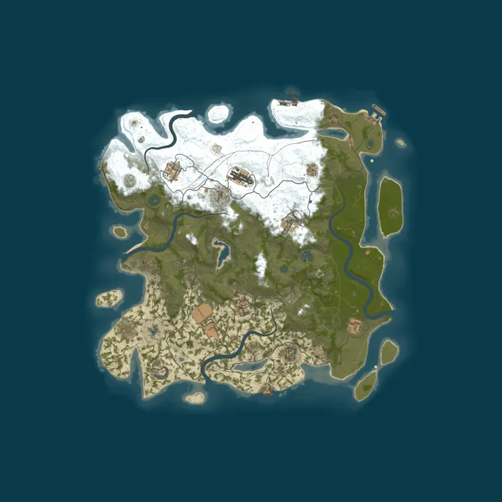 Map of 404 RUST SOLO | ПТ | ДЛЯ НОВИЧКОВ 09.10