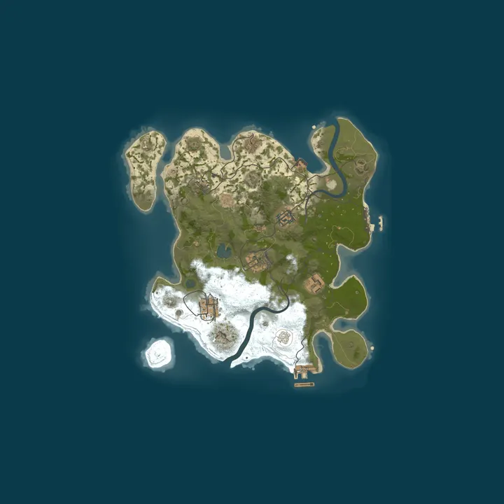 Map of VTOKU Rust | Casual PVE | 3x Gather