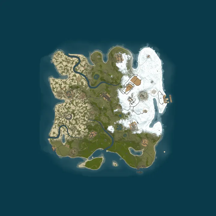 Map of 【JP】Vanille PVE ｜Solo/Duo/Trio｜Beginner‑Friendly