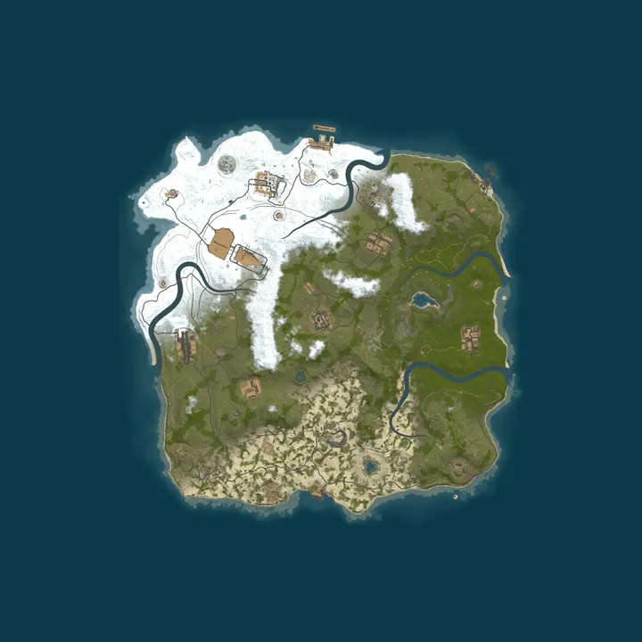 Map of RustForNoobs.com 2x Weekly US | Solo/Duo | No BP Wipes x2|