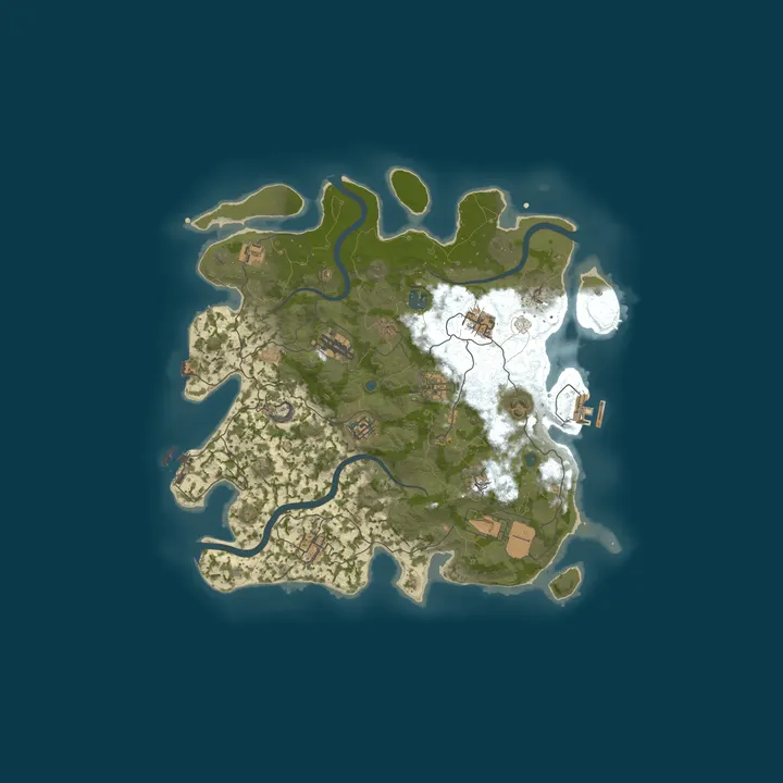 Map of [10/8] Rusty X | Solo | 2x | Noob Friendly
