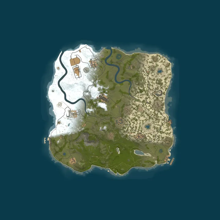 Map of Rustafied.com - EU Small - Friday