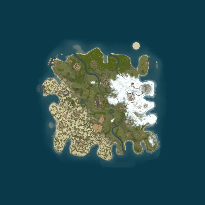 Map of GOD RUST просмотр карты
