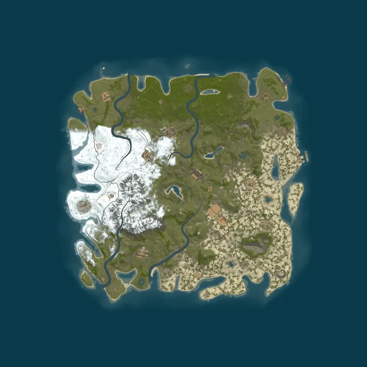Map of Rusticles Solo Large Map 01/10