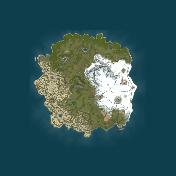 Map of Prestige PVE HARD  x2 LOOT+,NPC, ZOMBIE, CUSTOM, QUEST, SKILLS