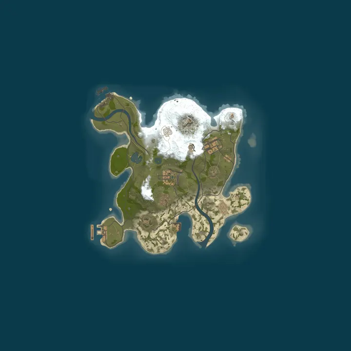 Map of Rust Server - Pinehosting.com