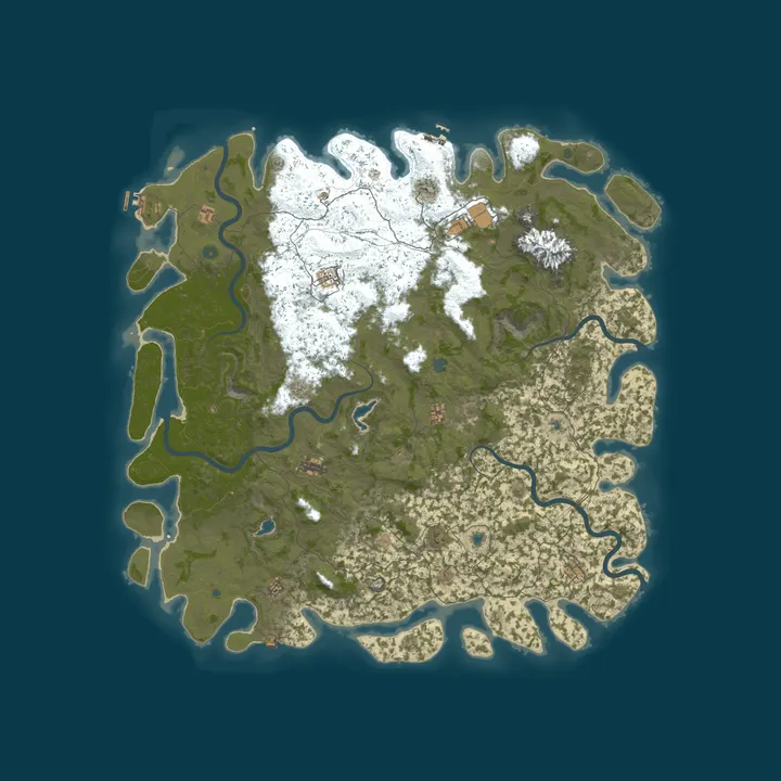 Map of Nacho Rust Server | Powered by Nachos
