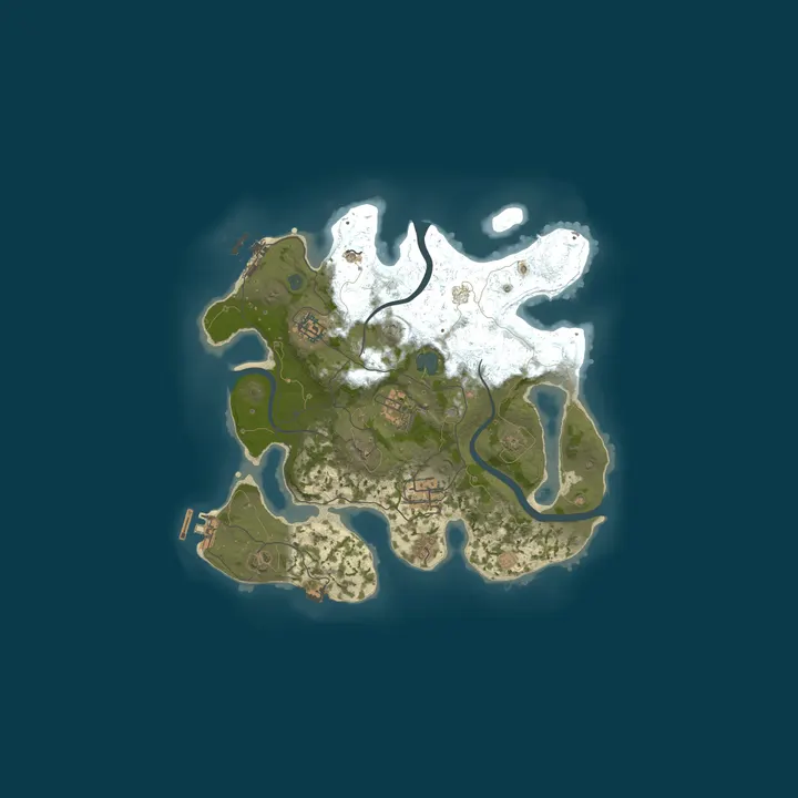 Map of A Rust Server