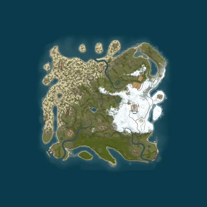 Map of Vortex Rust 5x monthly solo/duo/squad