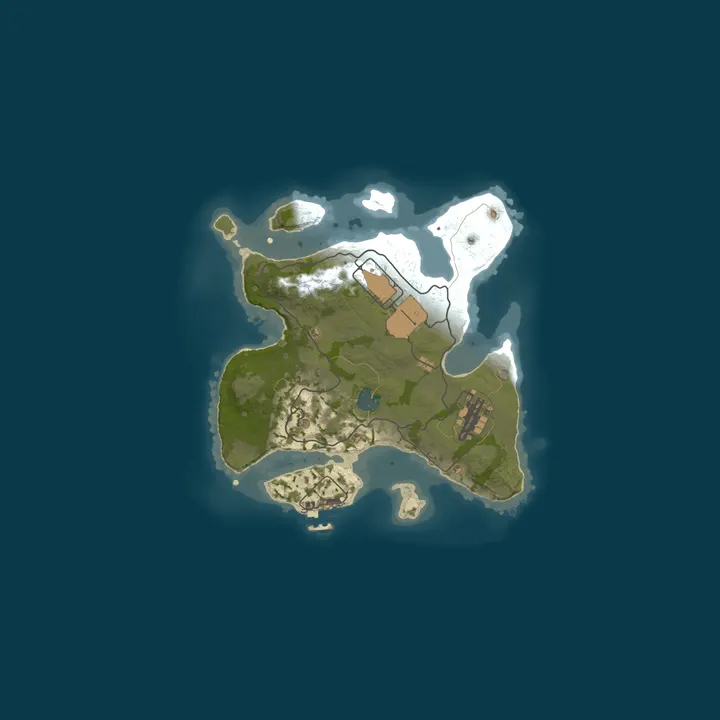 Map of Vandy's 3x Monthly PvP | Clans | Kits | Shared BPs