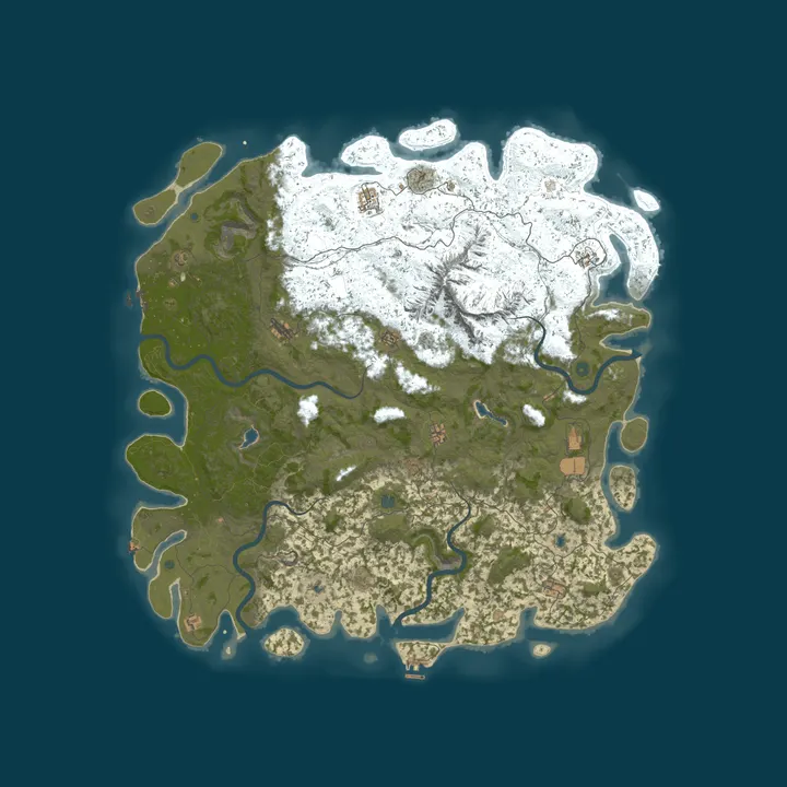 Map of My Untitled Rust Server