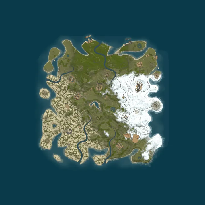 Map of Rusty Marauders - 3X - No Decay