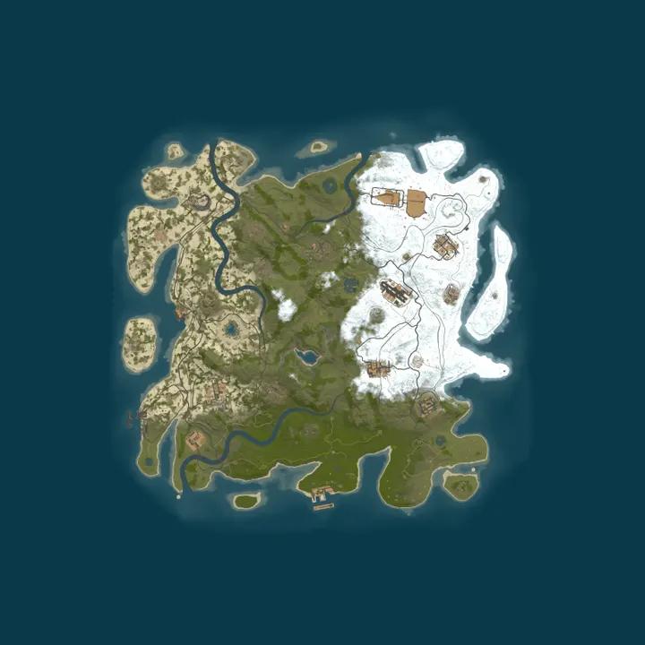 Map of Bubble Wrap Rust 3x Duo | Noob Friendly | Free VIP