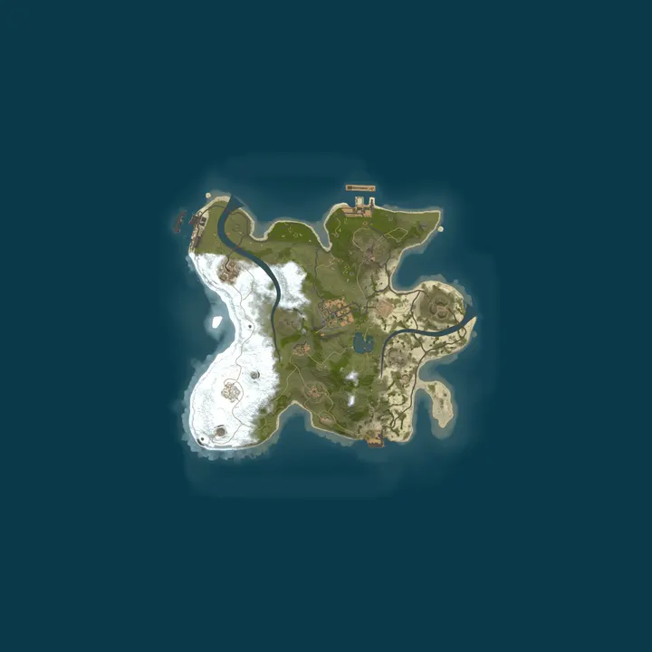 Map of Pine Hosting - Rust Server