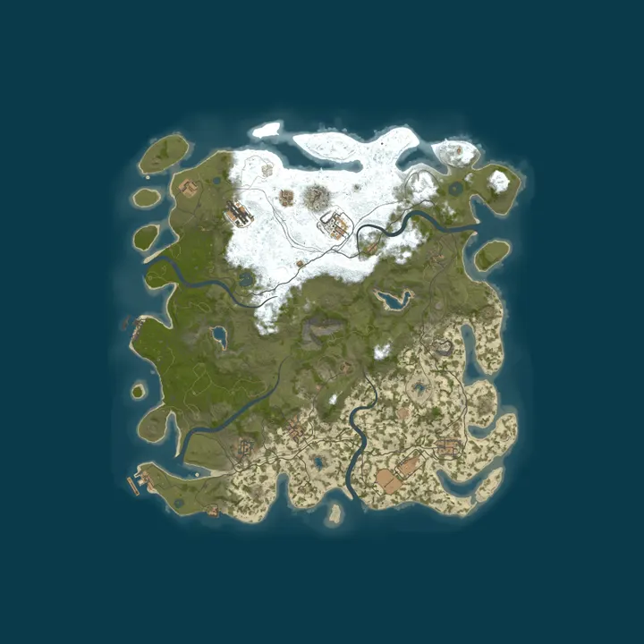 Map of ZEROHOUR EU 2X SOLO ONLY | LOOT + |  OFFLINE RAID ALERTS  |  CU