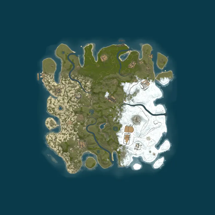 Map of BNW Frontier PVE|RaidableBases|Events|Skills|Jetpack
