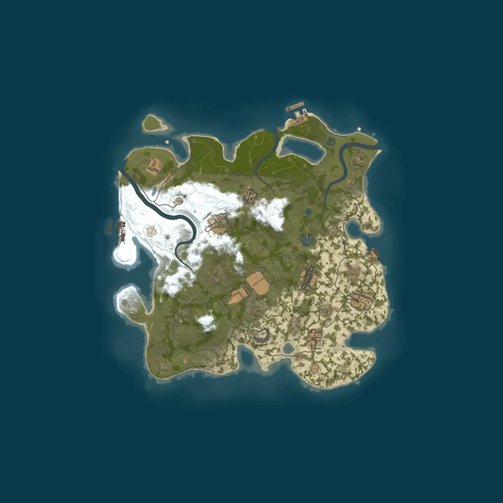 Map of My Untitled Rust Server